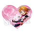 『ふたりはプリキュアMax Heart』トレーディングハート型色紙 /Action ver.【BOX】